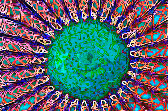 It All Started With A Cactus- Color Wheel