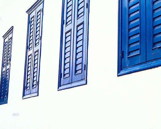 Shutters of Blue!